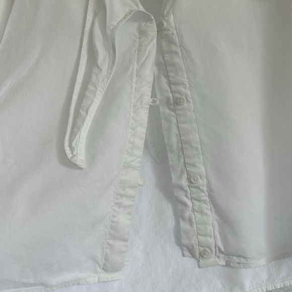 Cloth and Stone White Button Top XS - Picture 6 of 6